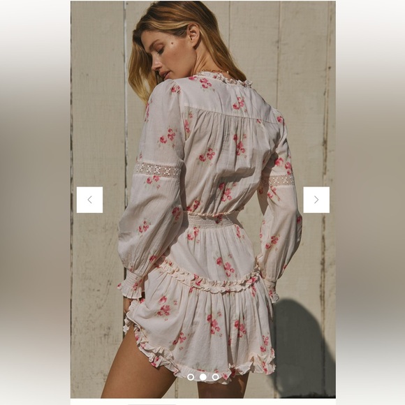 NWT Loveshackfancy Spruce Dress Berry Moment - Picture 5 of 15